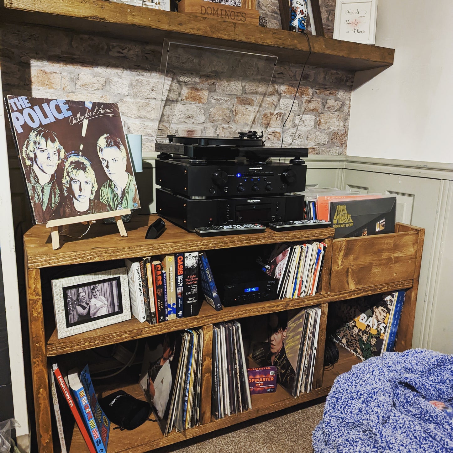 Falknor - Vinyl Storage Cabinet with Browsing Boxes