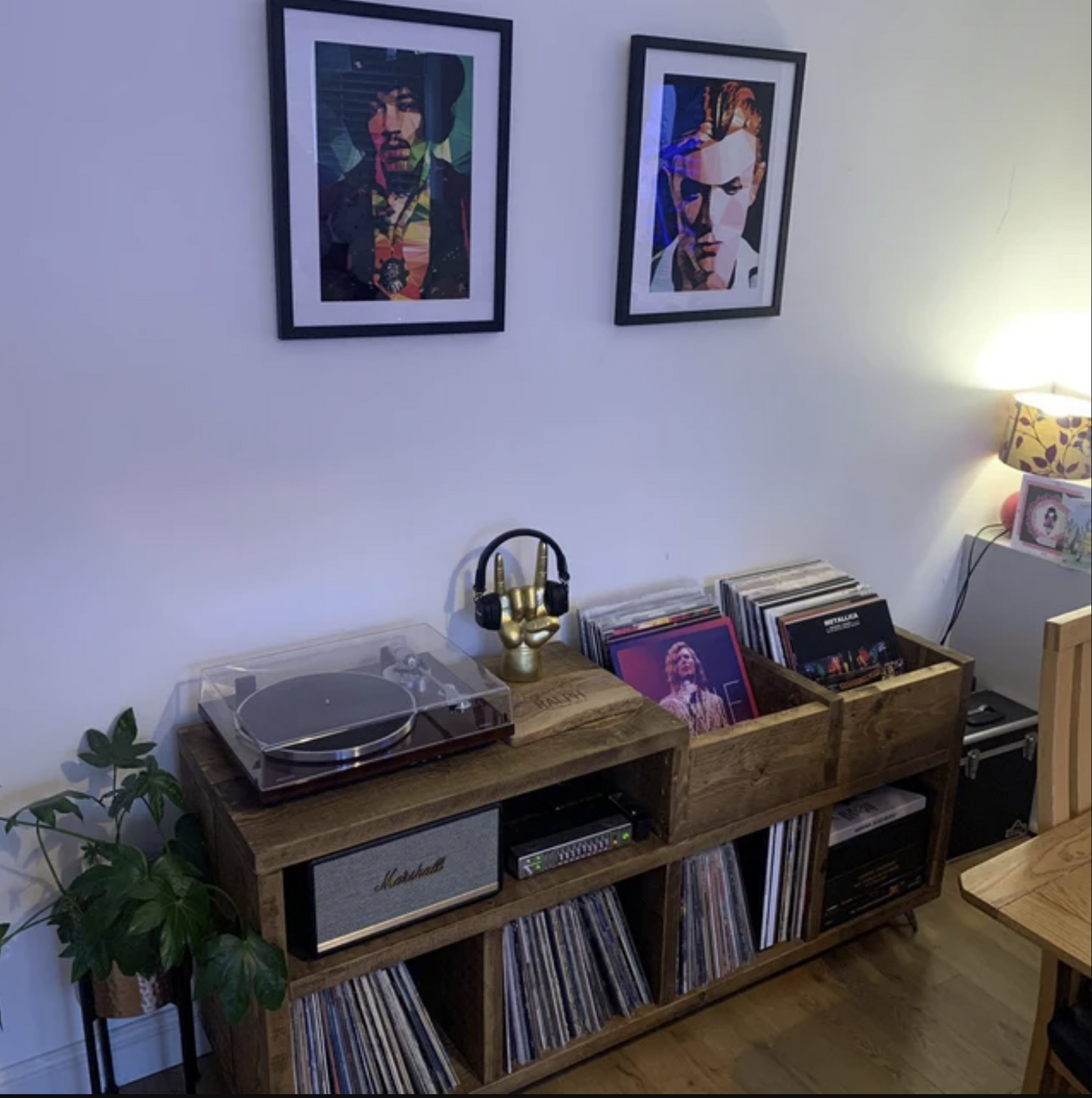 Falknor - Vinyl Storage Cabinet with Browsing Boxes