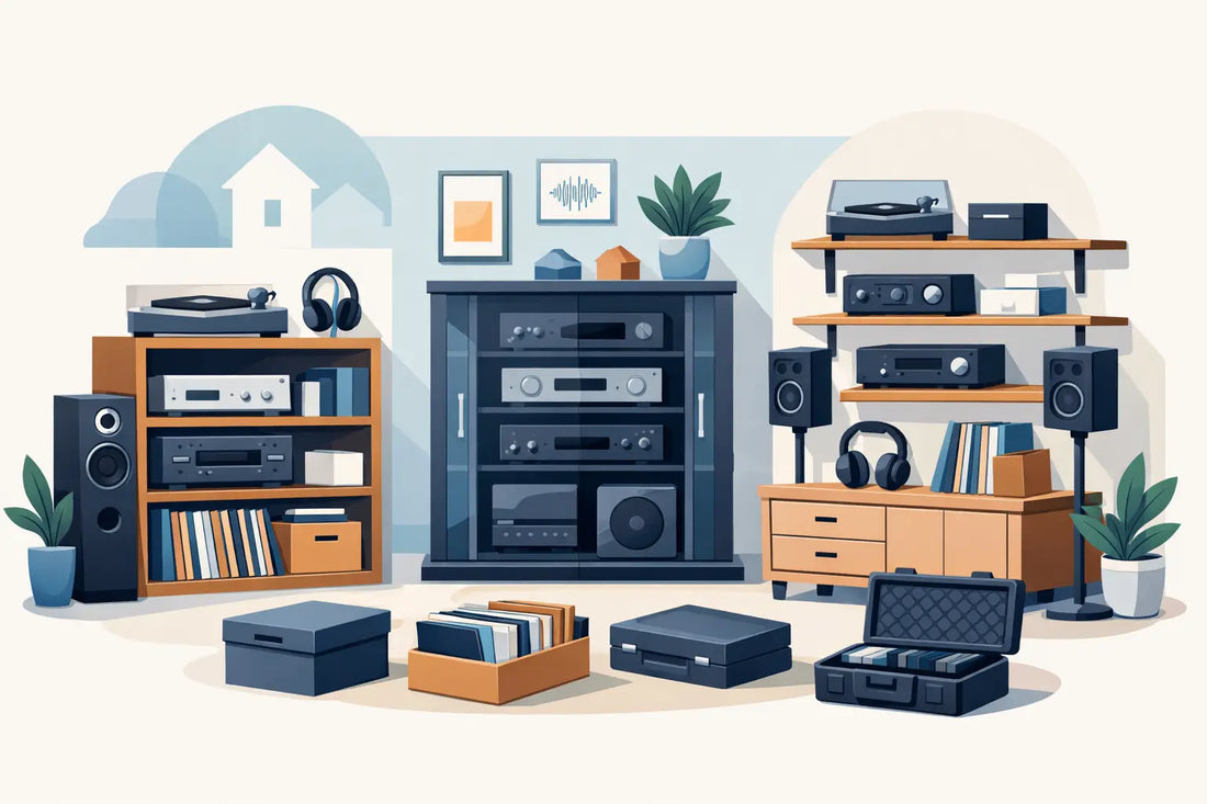 Best Ways to Store Stereo Components at Home