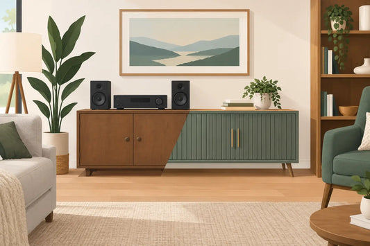 Family Room Audio Cabinet Makeover Ideas