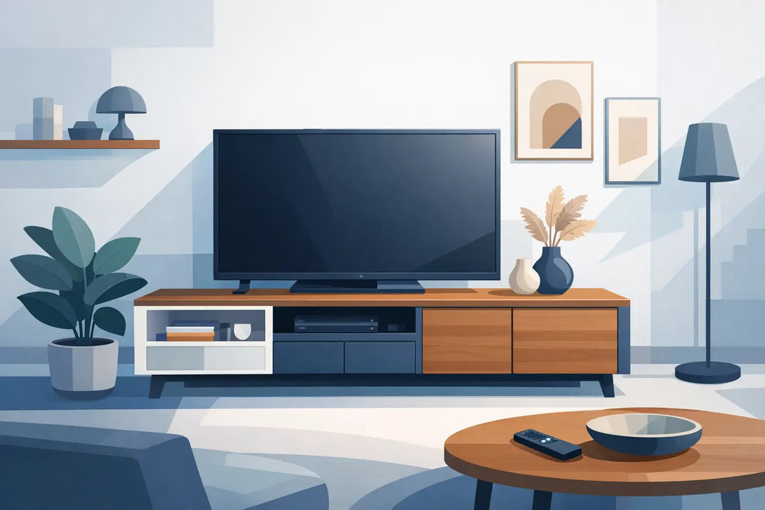 Modern TV Stand Storage That Works Hard
