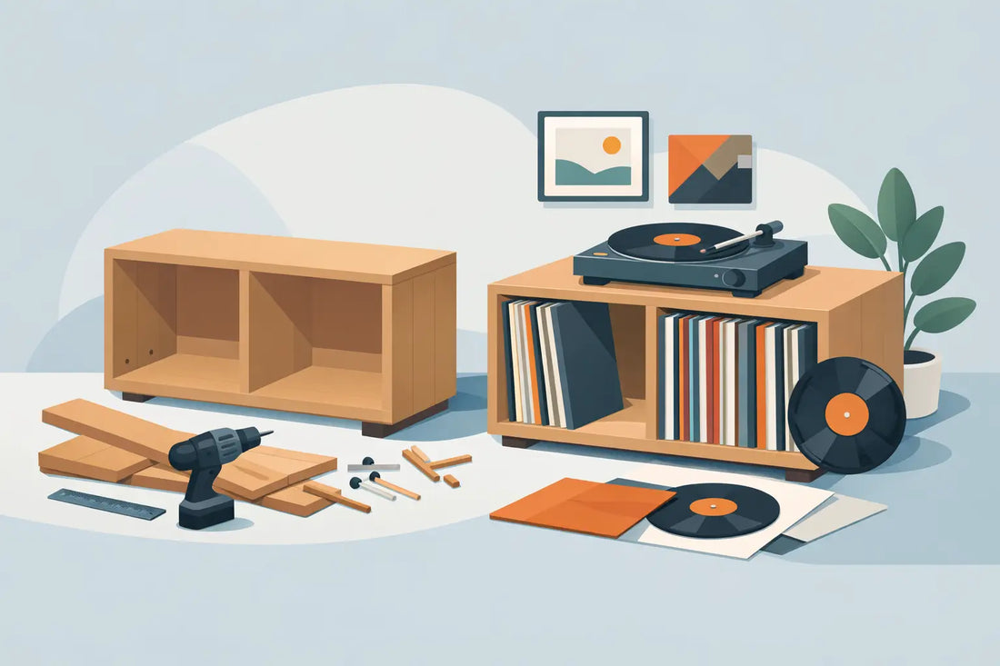 How to Build a Record Storage Cabinet