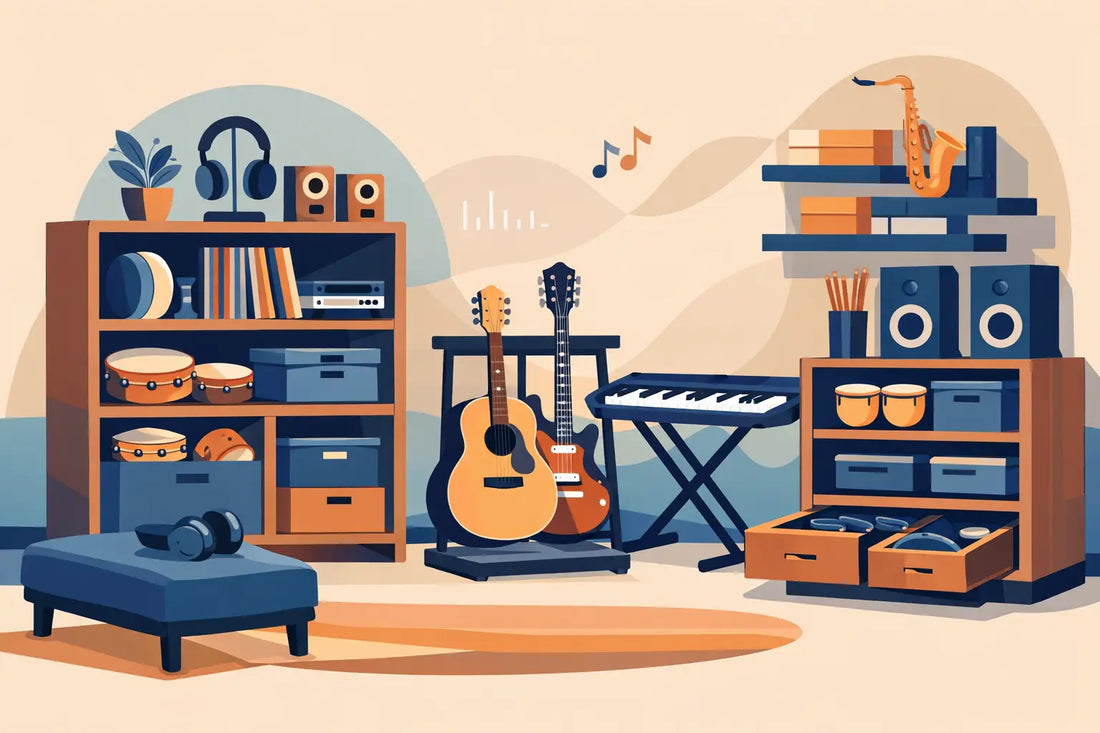 Storage Furniture for Music Rooms That Works