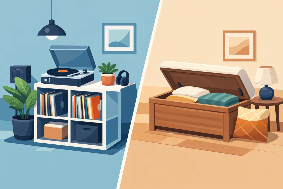 Vinyl Cube Versus Storage Bench for Your Home