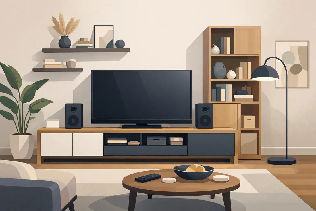 Living Room Media Storage That Looks Considered