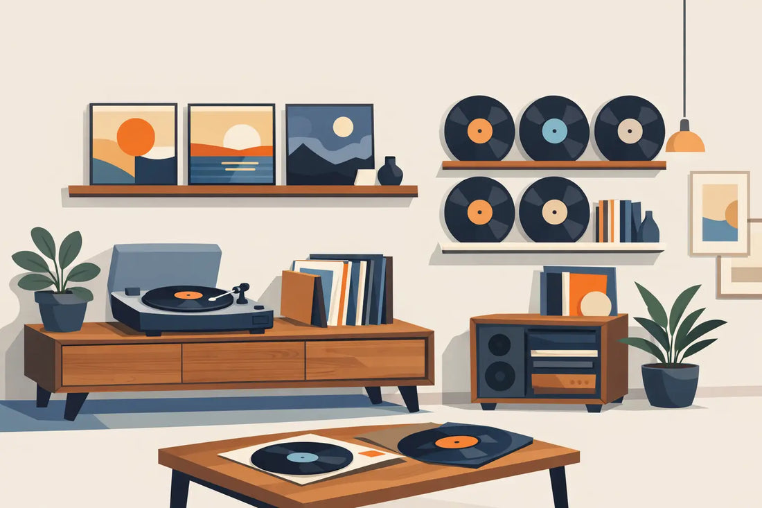 How to Display Vinyl Records at Home Properly