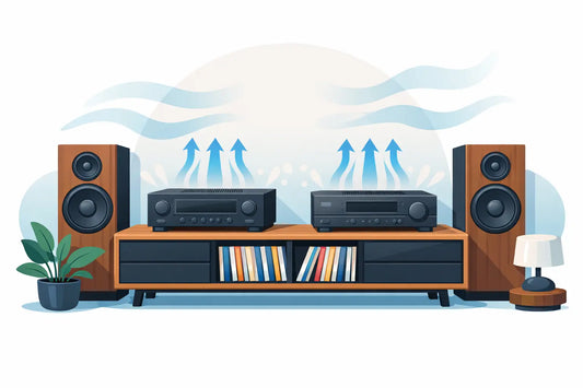 Stereo Ventilation Spacing for Hi-Fi Furniture
