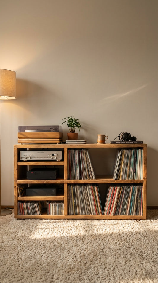 Ecknor – Vinyl Record & CD Storage Cabinet