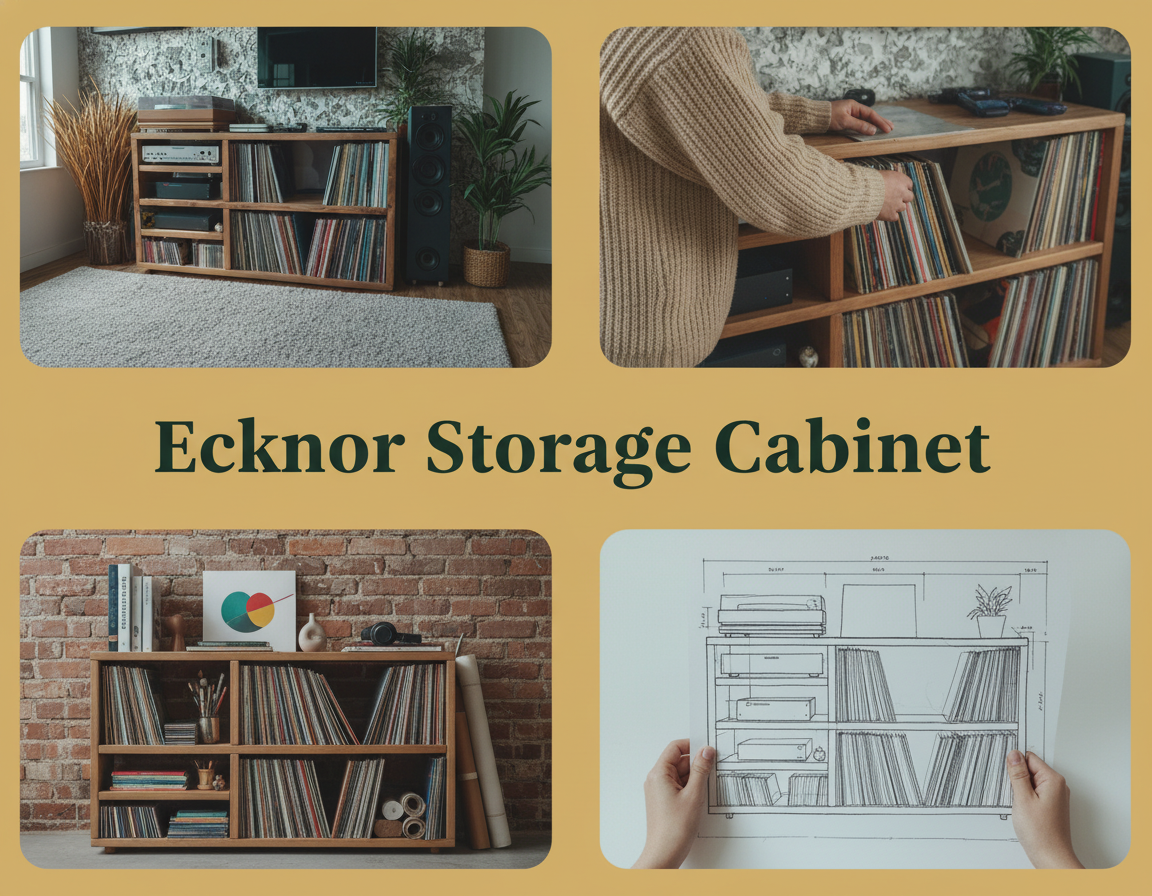 Ecknor – Vinyl Record & CD Storage Cabinet