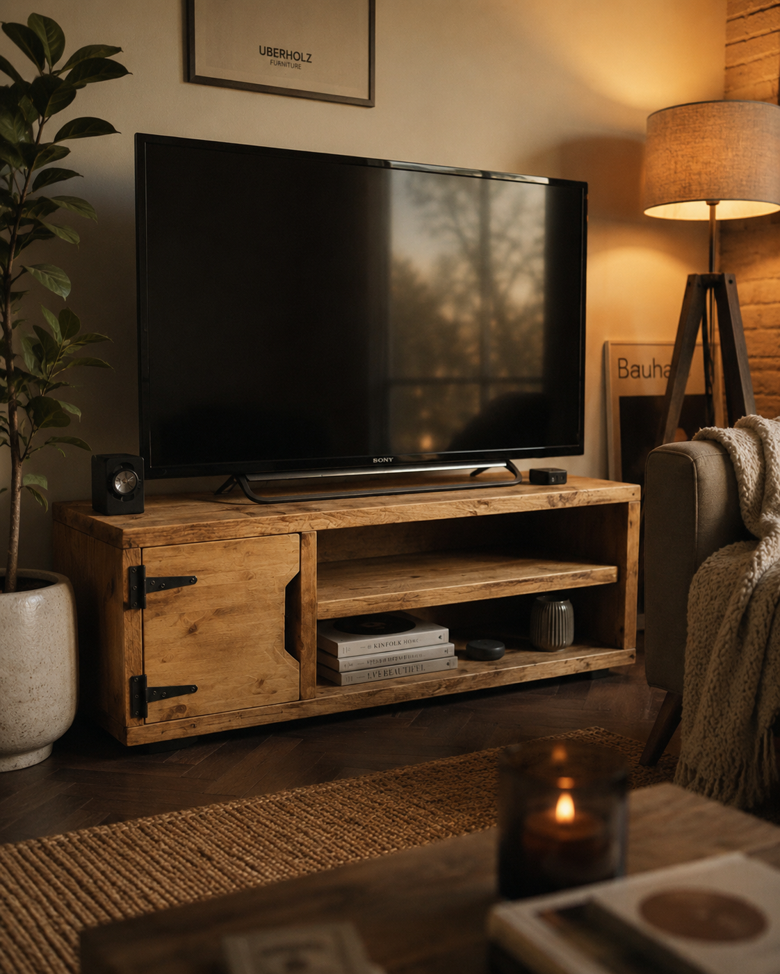 Branberg - Small TV & Media Stand