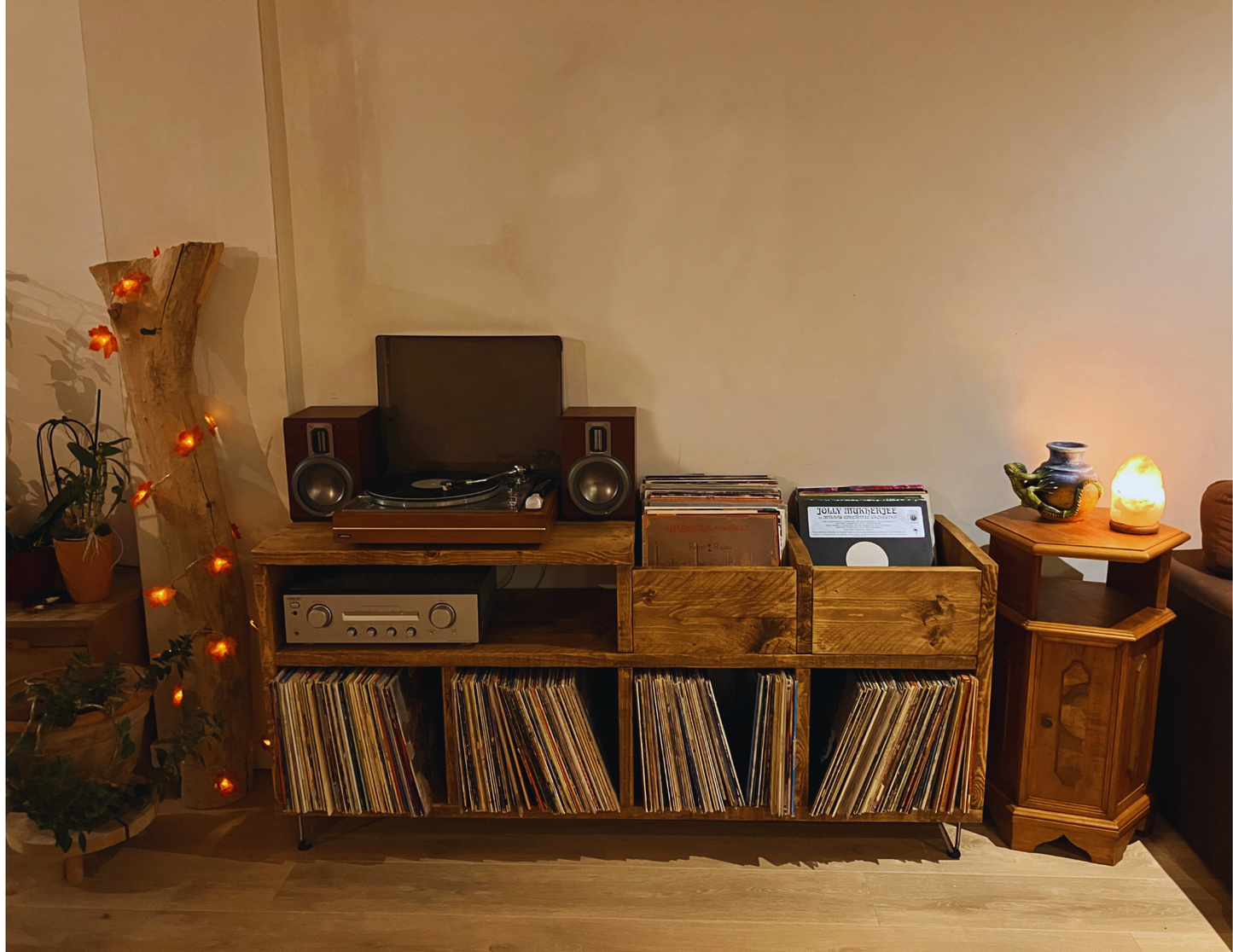 Falknor - Vinyl Storage Cabinet with Browsing Boxes