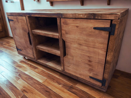 Trezen - TV & Media Sideboard with shelves