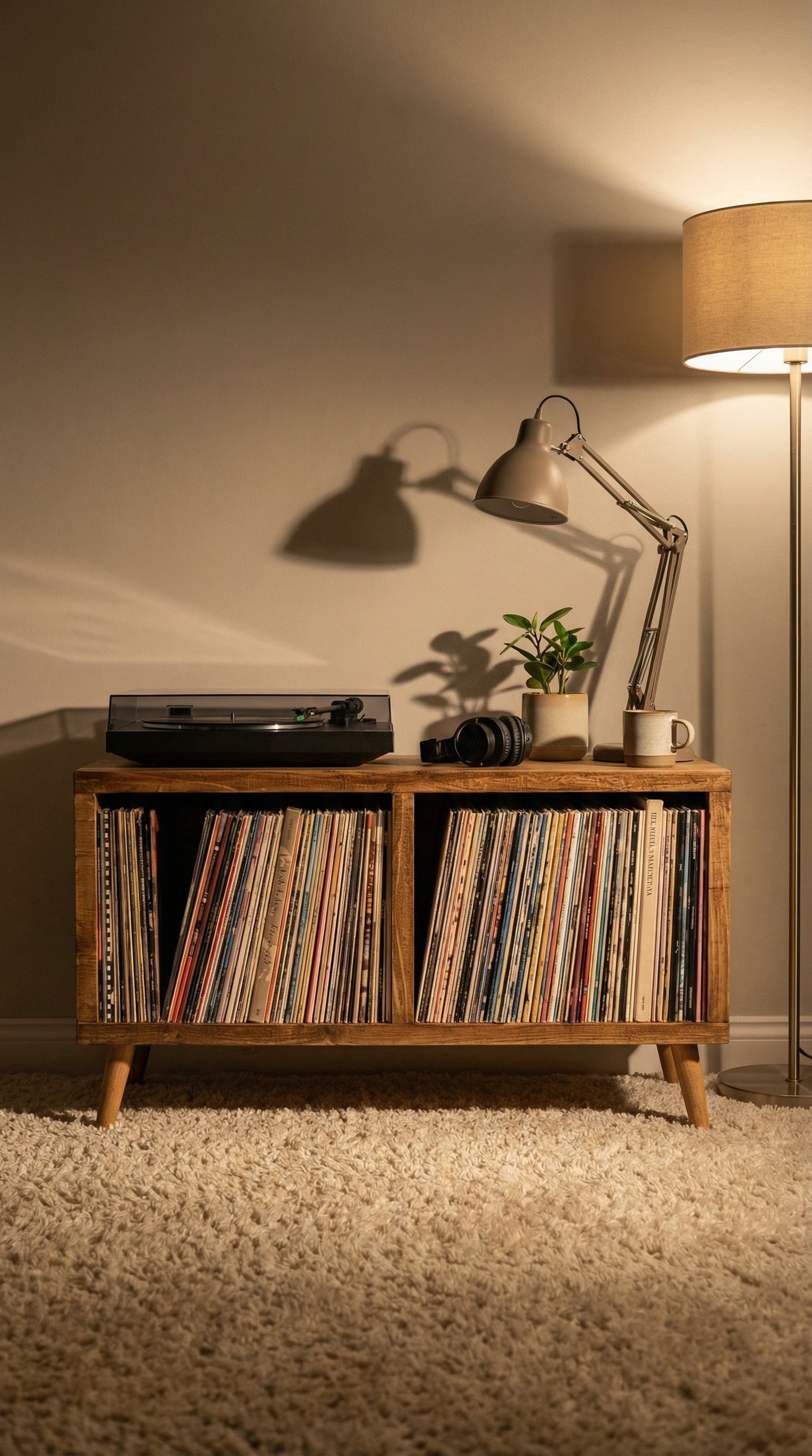 Wurloh – Low Vinyl Storage Cabinet